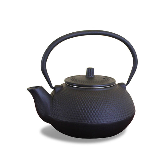 Cast Iron Teapot Black