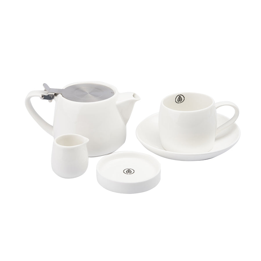 Dual Tea Set Gift Pack White