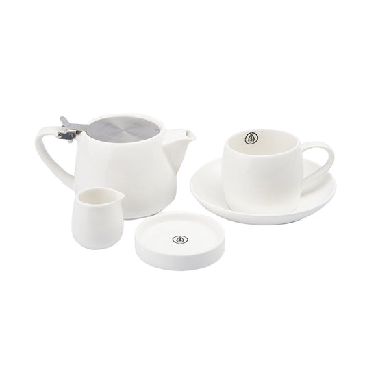 Dual Tea Set Gift Pack White